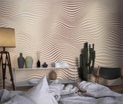 3D Abstract Ripple Pattern Monochromatic Wall Mural Wallpaper SWW473- Jess Art Decoration