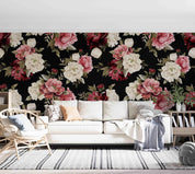 3D Vintage Blooming Peony Pattern Wall Mural Wallpaper GD 3533- Jess Art Decoration