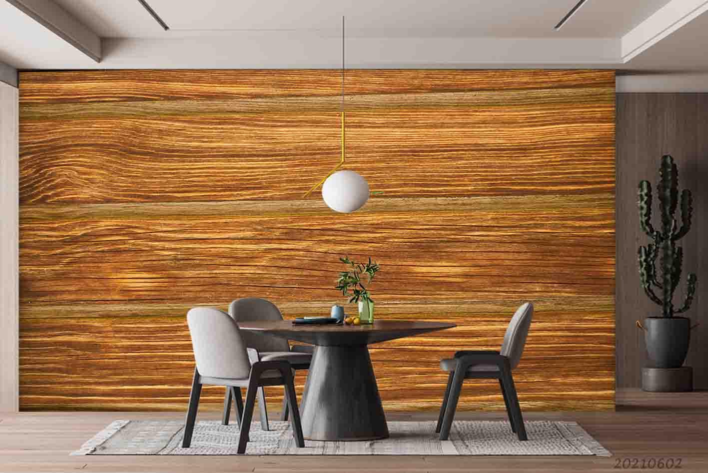 3D Wooden Texture Natural Color Background Wall Mural Wallpaper SWW957- Jess Art Decoration