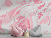 3D Abstract Pink Marble Texture Wall Mural Wallpaper LQH 268- Jess Art Decoration