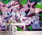 3D Graffiti Wall Mural Wallpaper 249- Jess Art Decoration