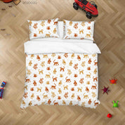 3D Hand Drawn Animal Monkey Quilt Cover Set Bedding Set Duvet Cover Pillowcases 33- Jess Art Decoration