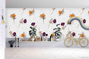 3D Floral Wall Mural Wallpaper SF02- Jess Art Decoration