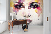 3D Wallpaper Face Wall Mural Wallpaper 10- Jess Art Decoration