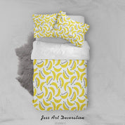 3D Hand Drawn Banana Fruity Quilt Cover Set Bedding Set Duvet Cover Pillowcases LXL- Jess Art Decoration