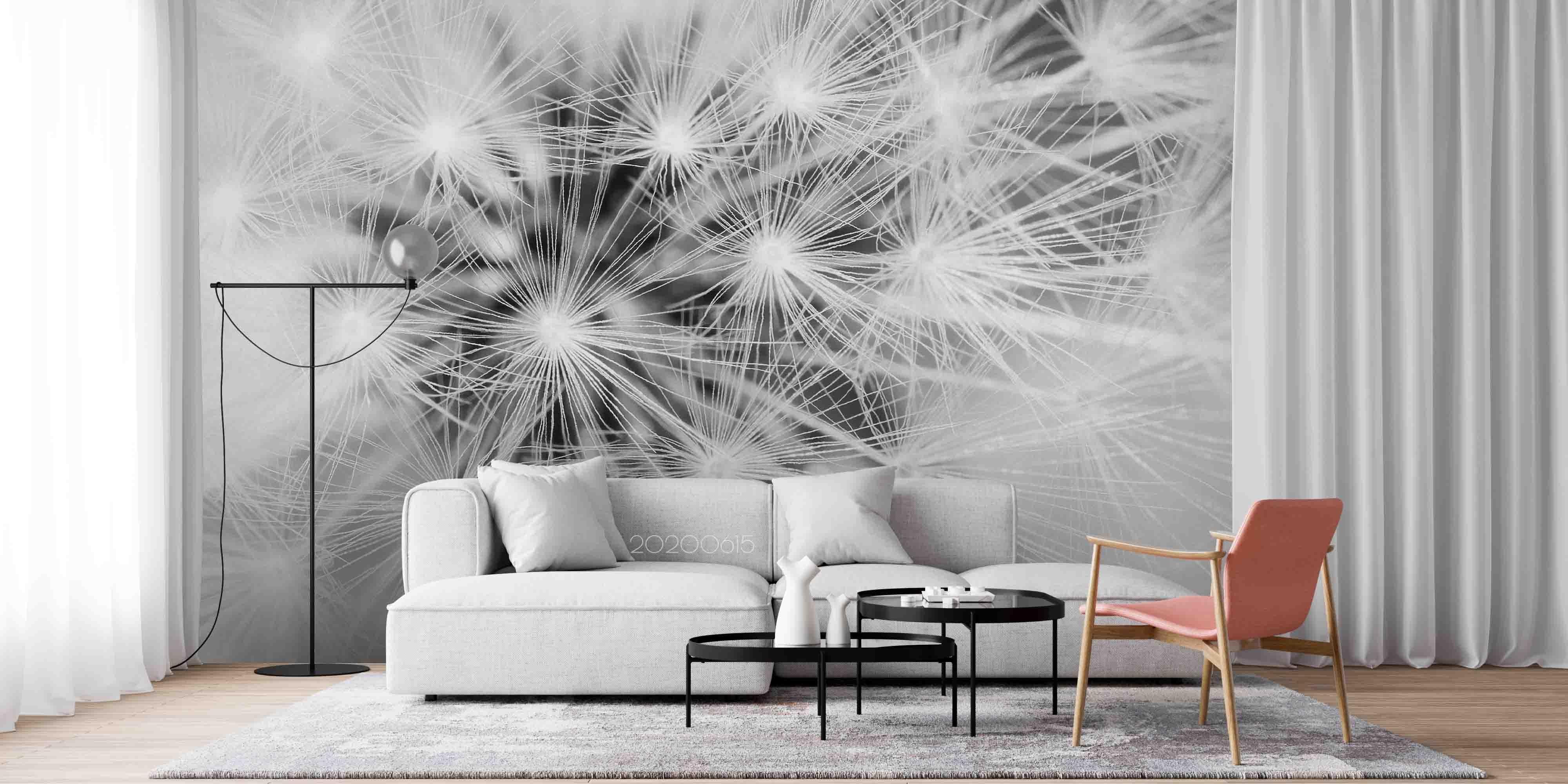 3D Dandelion Pattern Wall Mural Wallpaper A016 LQH- Jess Art Decoration