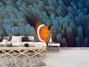 3D Sea Coral Fish Wall Mural Wallpaper LQH 83- Jess Art Decoration