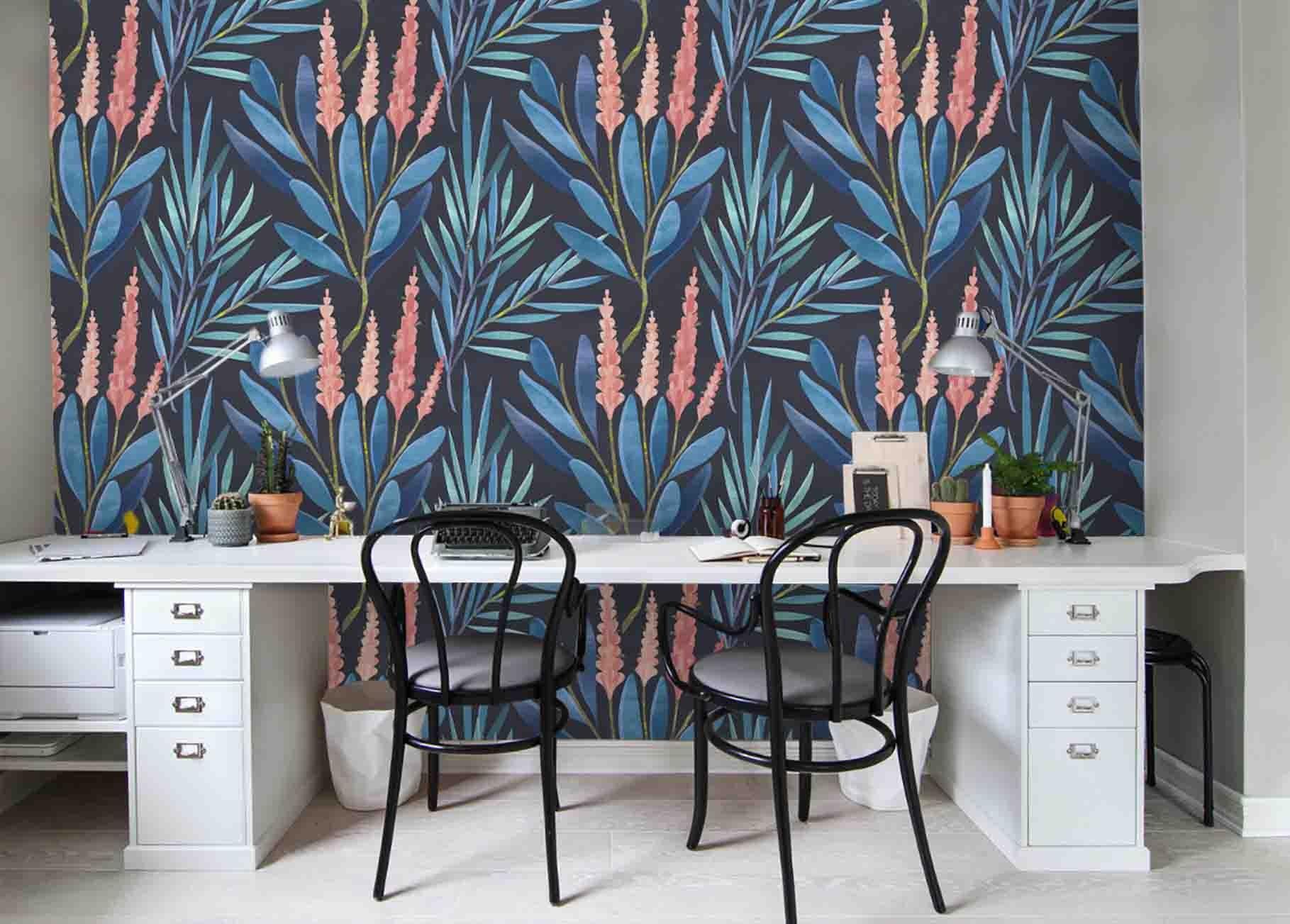 3D Floral Branch Leaves Wall Mural Wallpaper 62- Jess Art Decoration