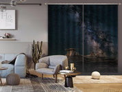 3D Mountain Night Star Sky Curtains and Drapes GD 1461- Jess Art Decoration