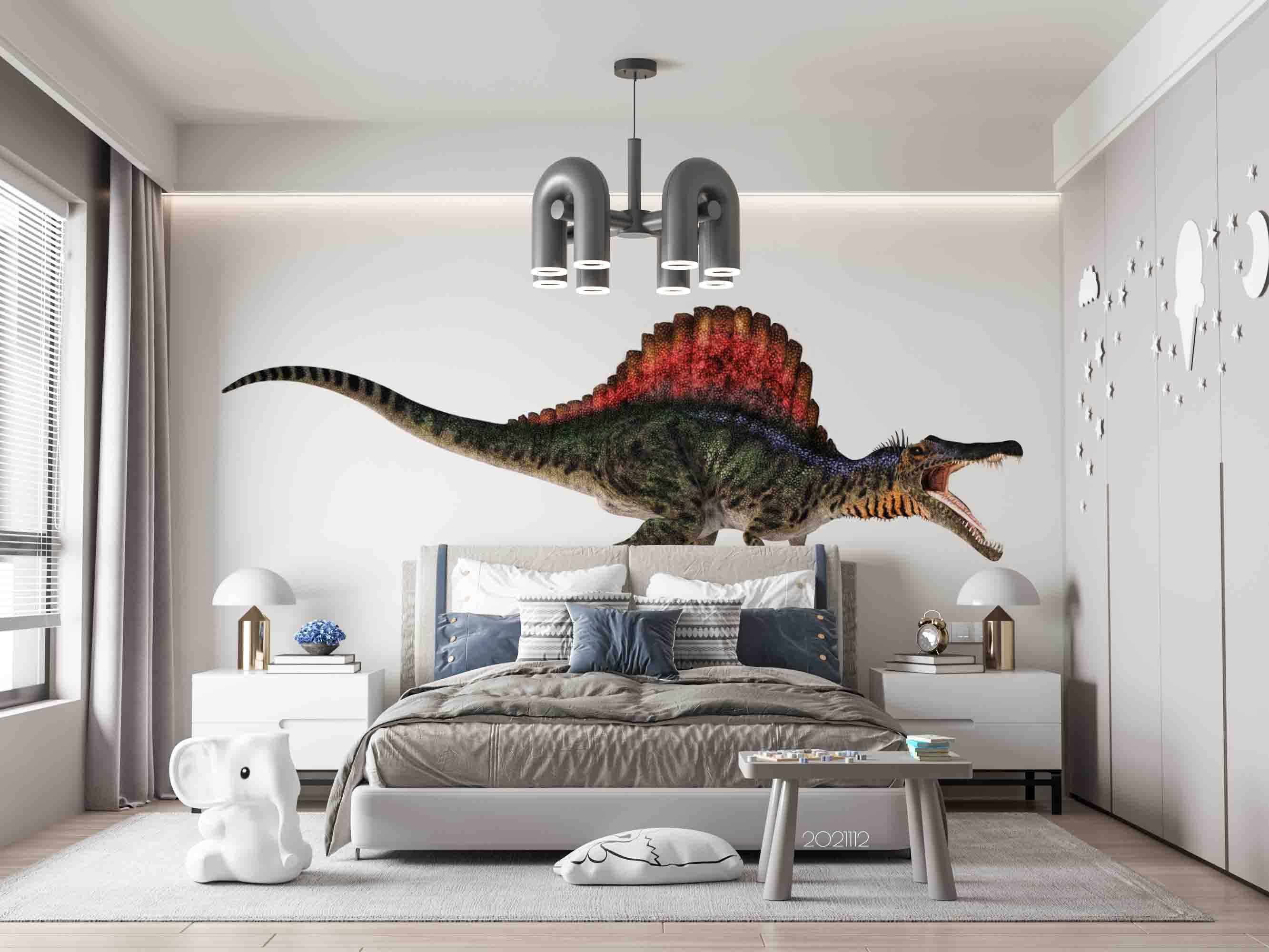 3D Animal Spinosaurus Wall Mural Wallpaper LQH 5- Jess Art Decoration