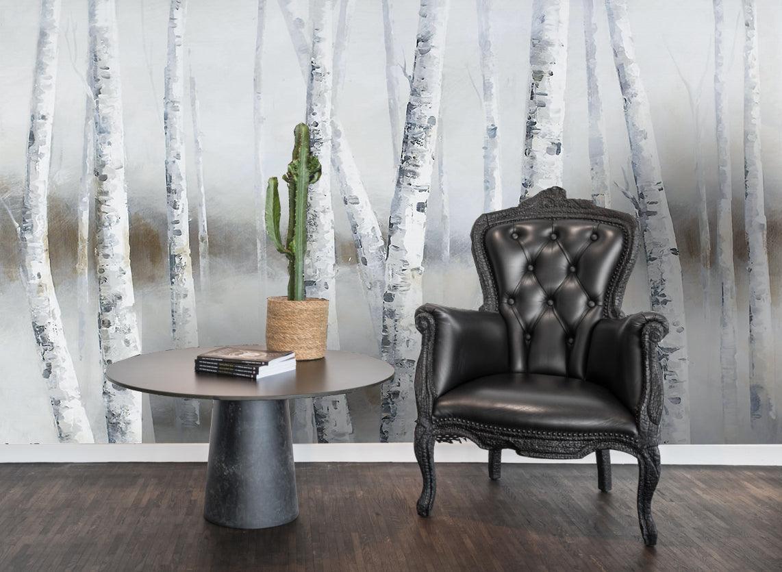 3D birch forest wall mural wallpaper 22- Jess Art Decoration