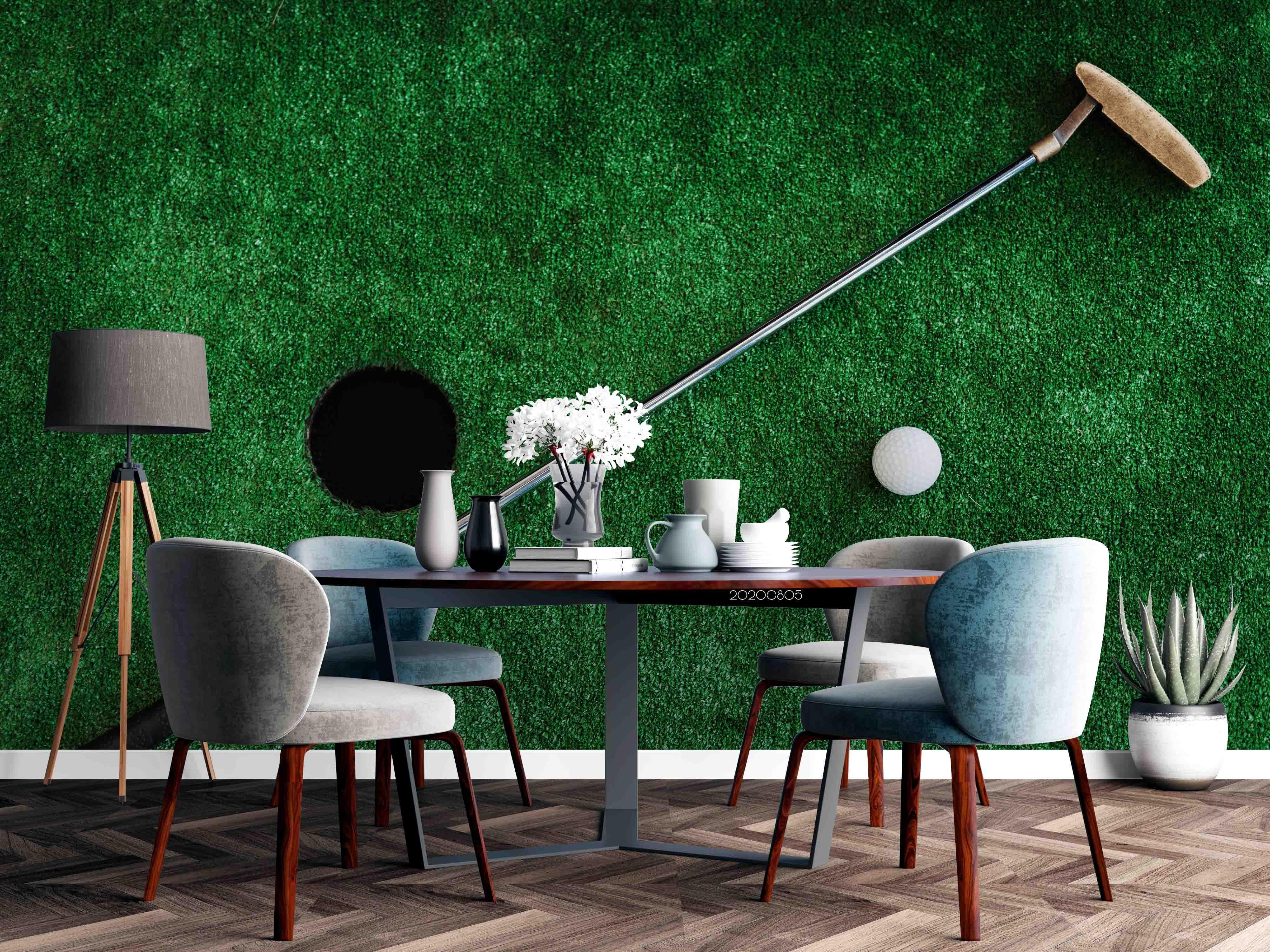 3D Green Grass 2593 Assaf Frank Ceiling Wallpaper Murals