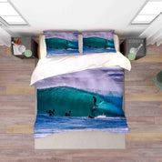 3D Pexels Sports Sea Surfing Player Quilt Cover Set Bedding Set Duvet Cover Pillowcases LXL- Jess Art Decoration