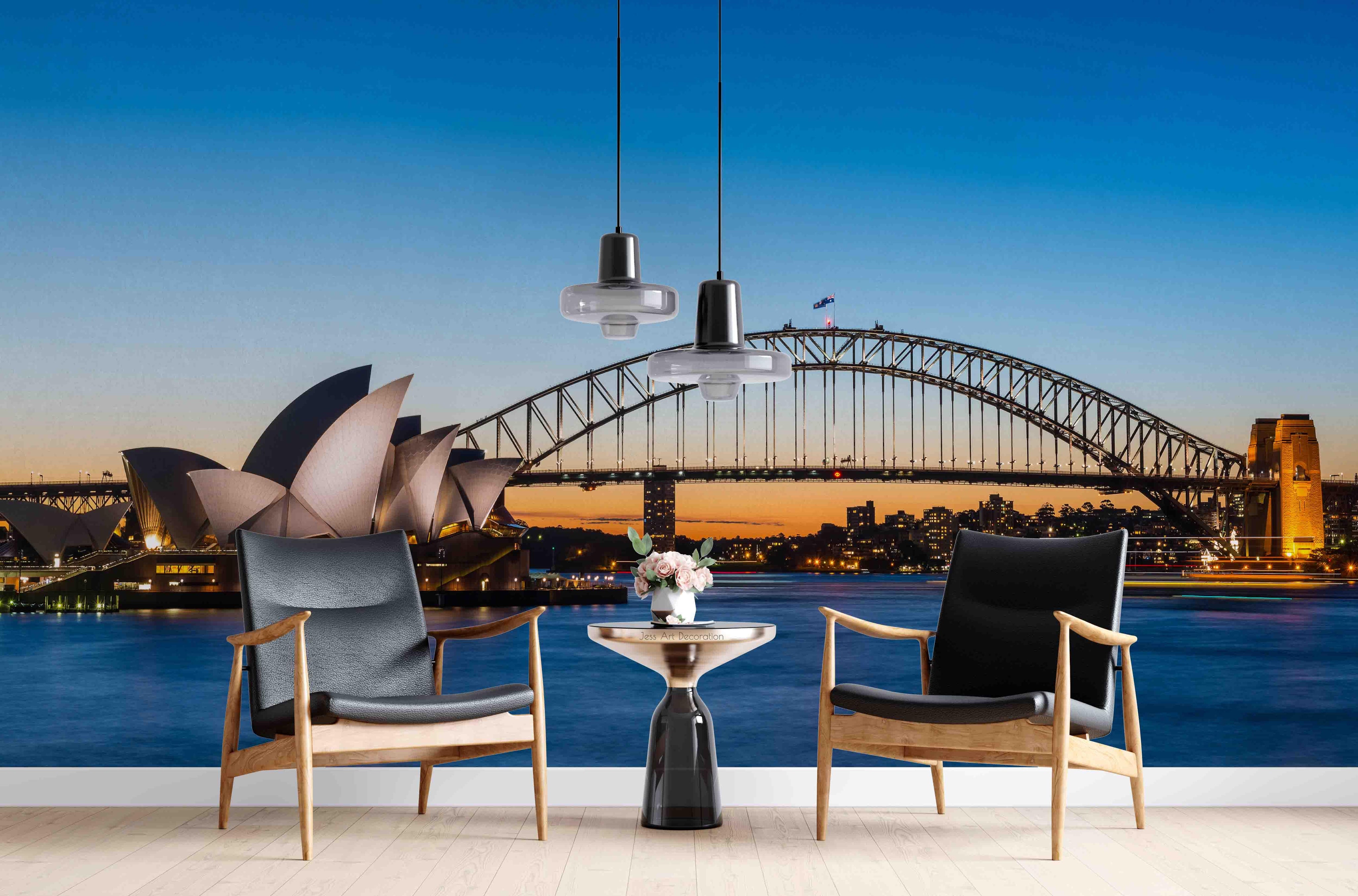 3D Sydney Opera House Wall Mural Wallpaper sww 97- Jess Art Decoration