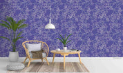 3D Purple Floral Pattern Wall Mural Wallpaper JN 1289- Jess Art Decoration