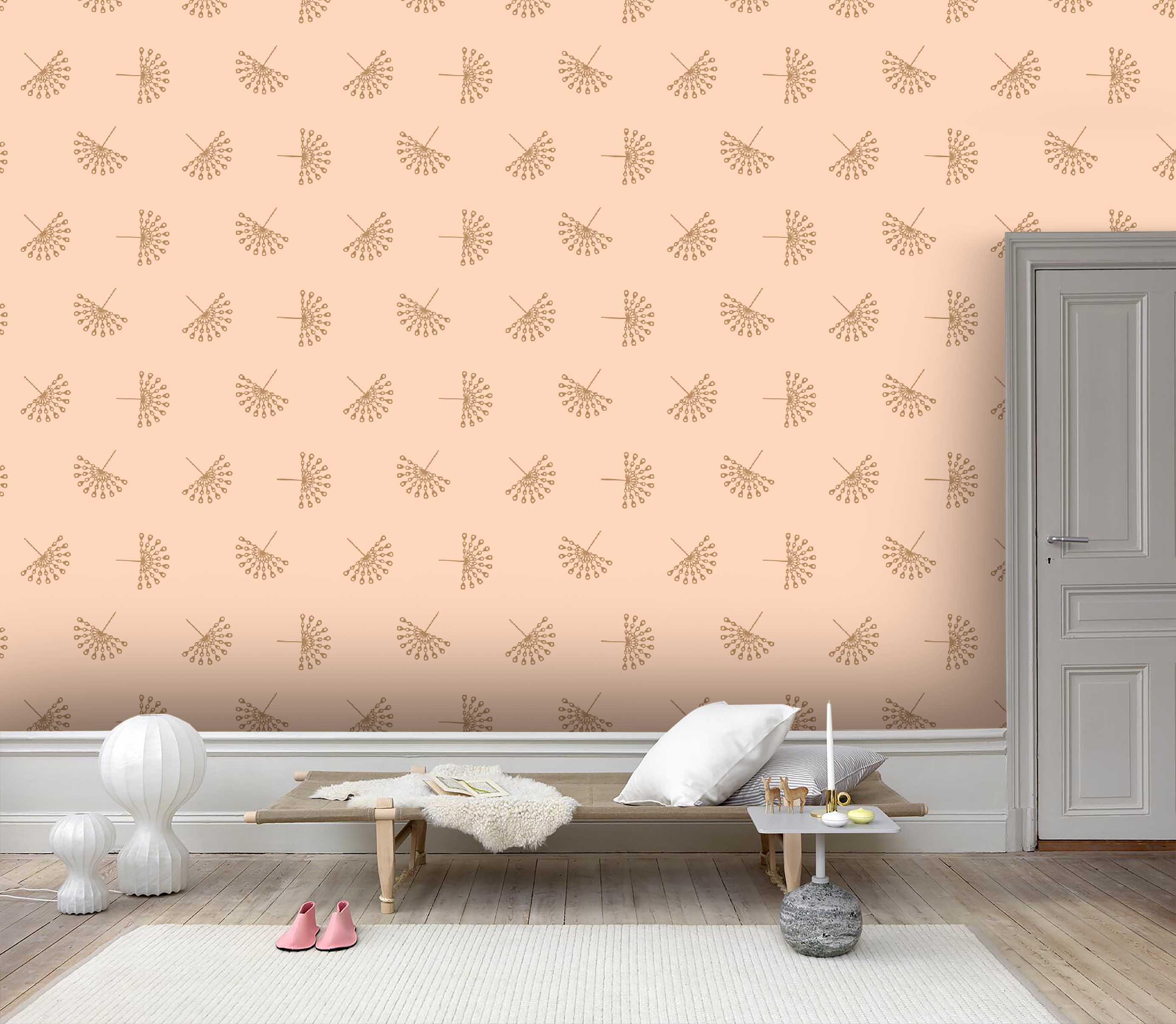 3D Orange Background Small Icon Wall Mural Wallpaper 143- Jess Art Decoration