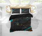 3D Abstract Black Marble Texture Quilt Cover Set Bedding Set Duvet Cover Pillowcases 29- Jess Art Decoration