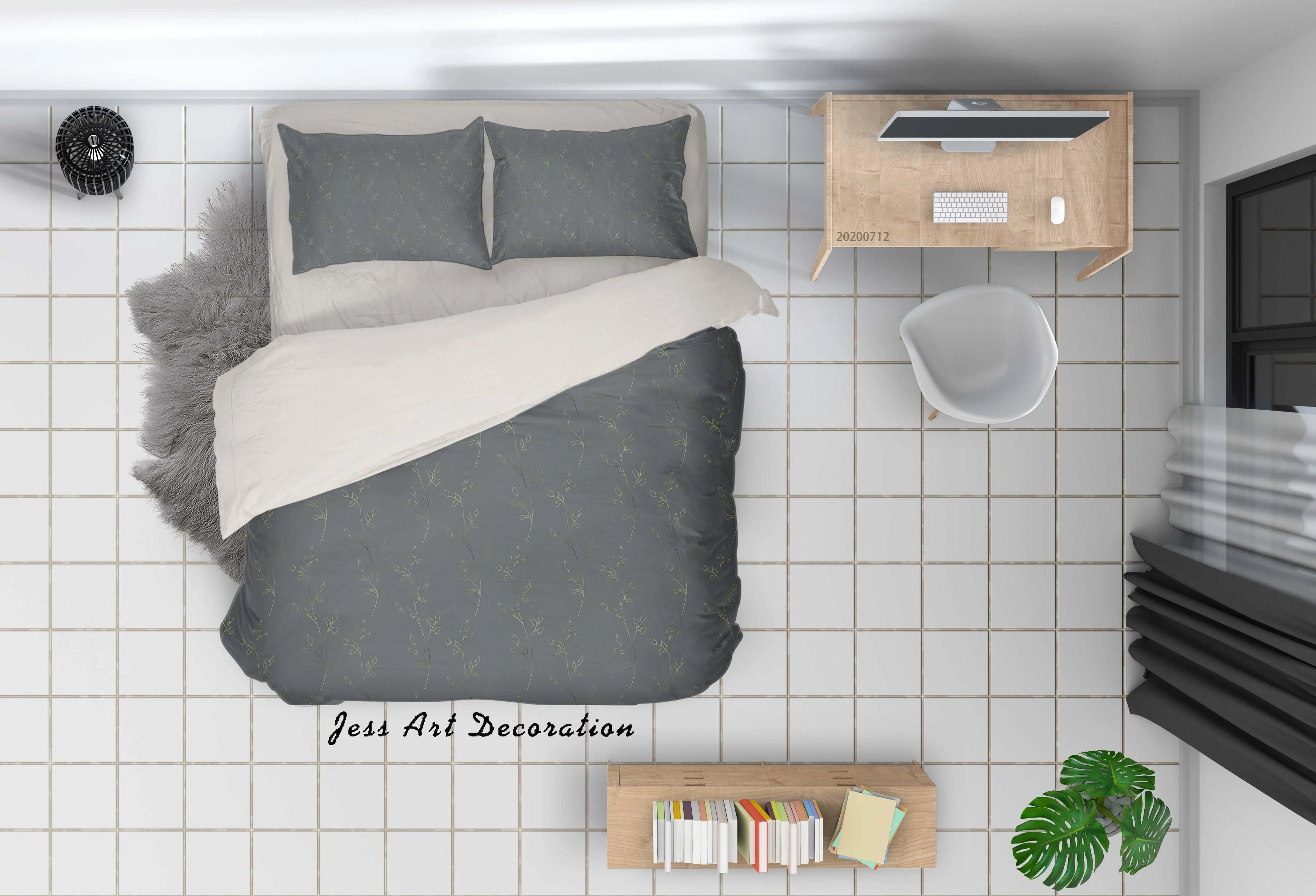 3D Abstract Vintage Dark Line Floral Pattern Quilt Cover Set Bedding Set Duvet Cover Pillowcases WJ 4111- Jess Art Decoration