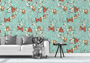 3D floral butterfly pattern wall mural wallpaper 35- Jess Art Decoration