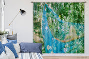 3D Plant Leaf Hammock Woman Curtains and Drapes GD 3962- Jess Art Decoration