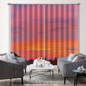 3D Woods Pink Sky Cloud Curtains and Drapes GD 2217- Jess Art Decoration