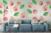 3D apple leaves wall mural wallpaper 22- Jess Art Decoration