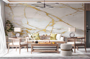 3D Jazz White Gilt Marble Texture Wall Mural Wallpaper GD 2804- Jess Art Decoration