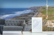 3D Sky Sea Coastline Landscape Wall Mural Wallpaper LQH 103- Jess Art Decoration