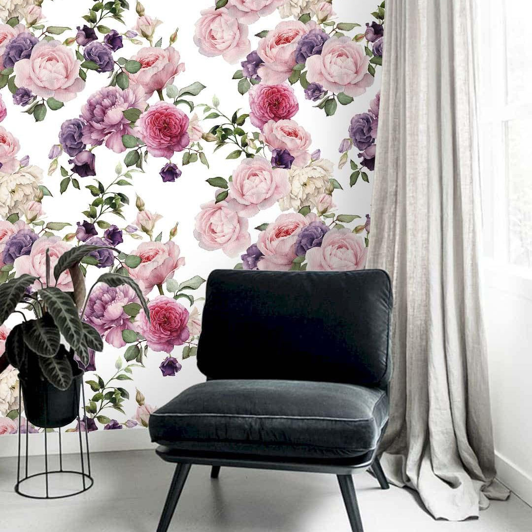 3D Pink Flowers Wall Mural Wallpaper 70- Jess Art Decoration