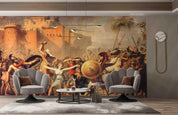 3D Europe Oil Painting Rome War Castle Wall Mural Wallpaper SWW5099- Jess Art Decoration