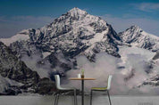 3D Blue Sky Snow Mountain Nature Landscape Wall Mural Wallpaper LQH 641- Jess Art Decoration