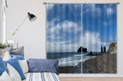 3D Sky Cloud Sea Nature Landscape Curtains and Drapes LQH 74- Jess Art Decoration