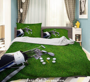 3D Golf Course Quilt Cover Set Bedding Set Duvet Cover Pillowcases LXL 9- Jess Art Decoration