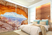 3D Rock Features Curtains and Drapes LQH A382- Jess Art Decoration