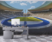 3D Germany Olympic Stadium Wall Mural Wallpaper GD 253- Jess Art Decoration