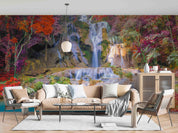 3D Mountain Forest Red Leaves Landscape Wall Mural Wallpaper GD 2776- Jess Art Decoration