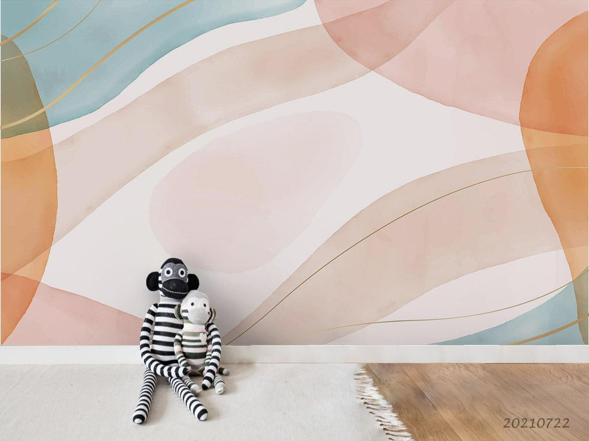3D Watercolor Color Graphics Wall Mural Wallpaper LQH 332- Jess Art Decoration