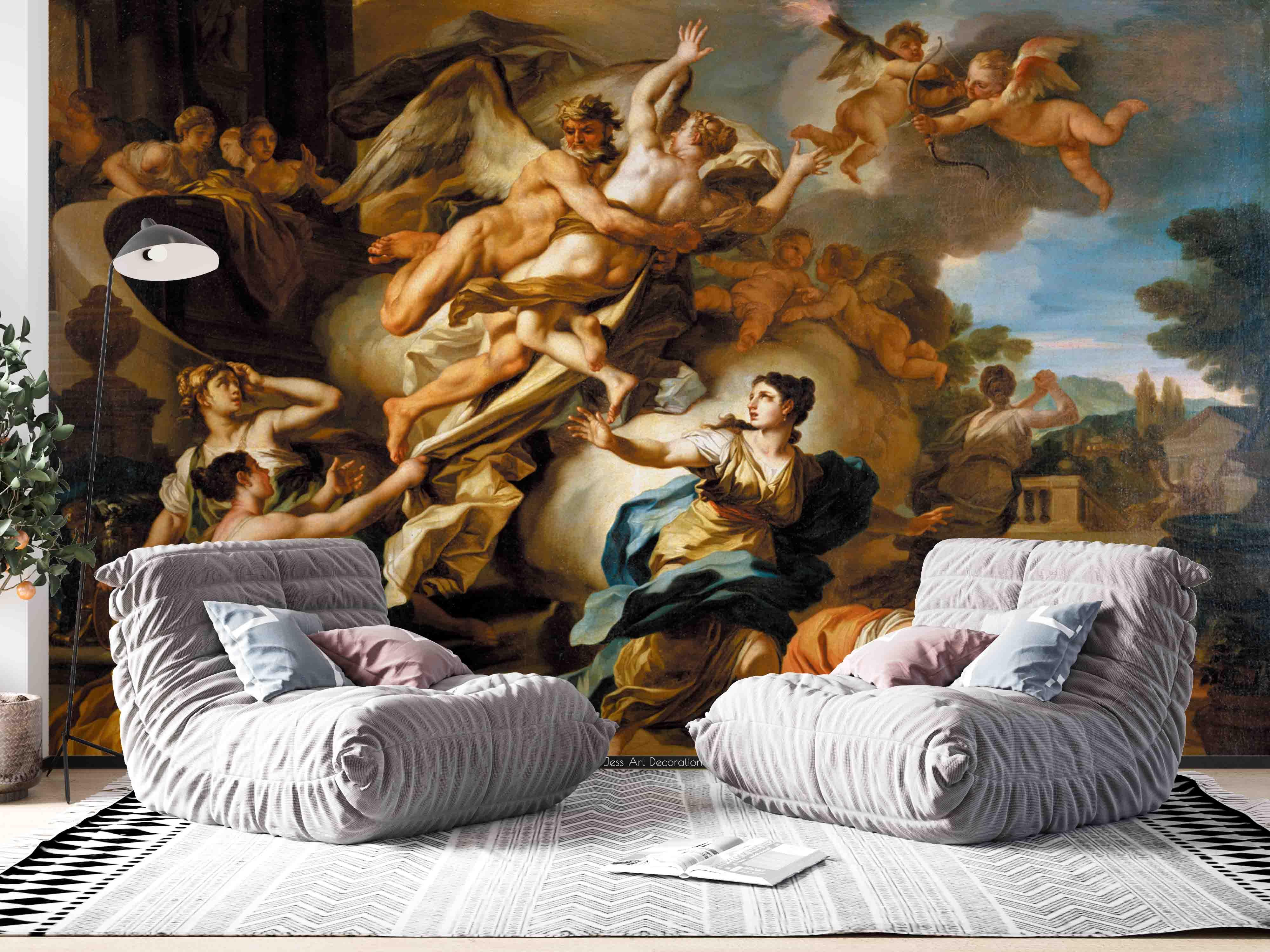 3D Europe Religion Mythology Oil Painting Wall Mural Wallpaper GD 2592- Jess Art Decoration