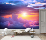 3D Cloud Sun Wall Mural Wallpaper 89- Jess Art Decoration