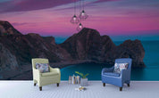 3D Mountain Ocean Landscape Wall Mural Wallpaper  sww  196- Jess Art Decoration