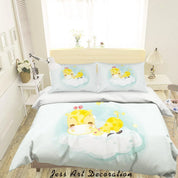 3D Cartoon Giraffe Quilt Cover Set Bedding Set Duvet Cover Pillowcases SF13- Jess Art Decoration