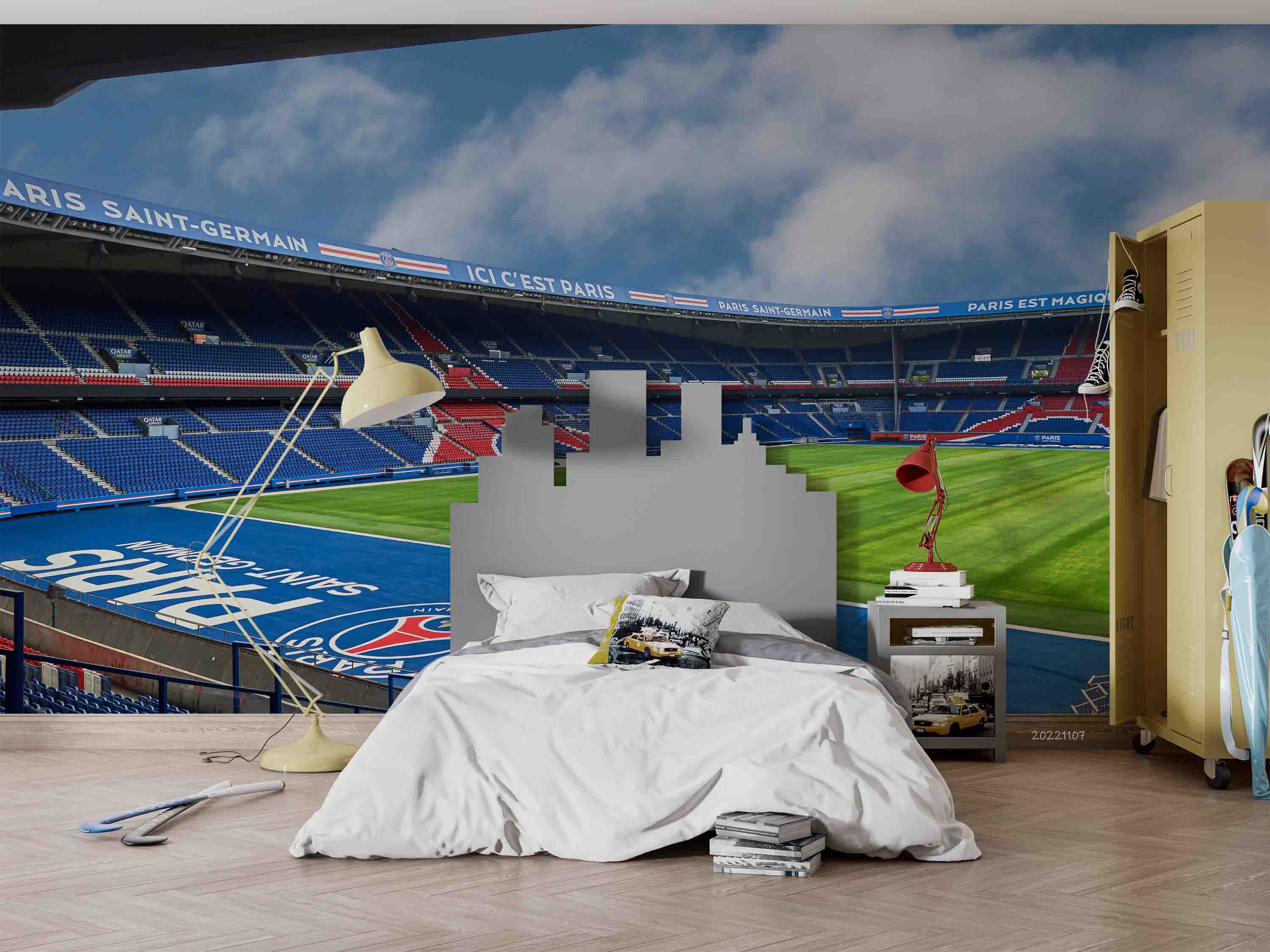 3D France Parc des Princes Wall Mural Wallpaper GD 4- Jess Art Decoration