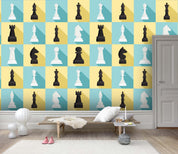 3D Chess Square Wall Mural Wallpaper 116- Jess Art Decoration