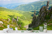 3D beautiful mountains landscape wall mural wallpaper 14- Jess Art Decoration