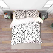 3D Abstract Geometric Pattern Quilt Cover Set Bedding Set Duvet Cover Pillowcases 128- Jess Art Decoration