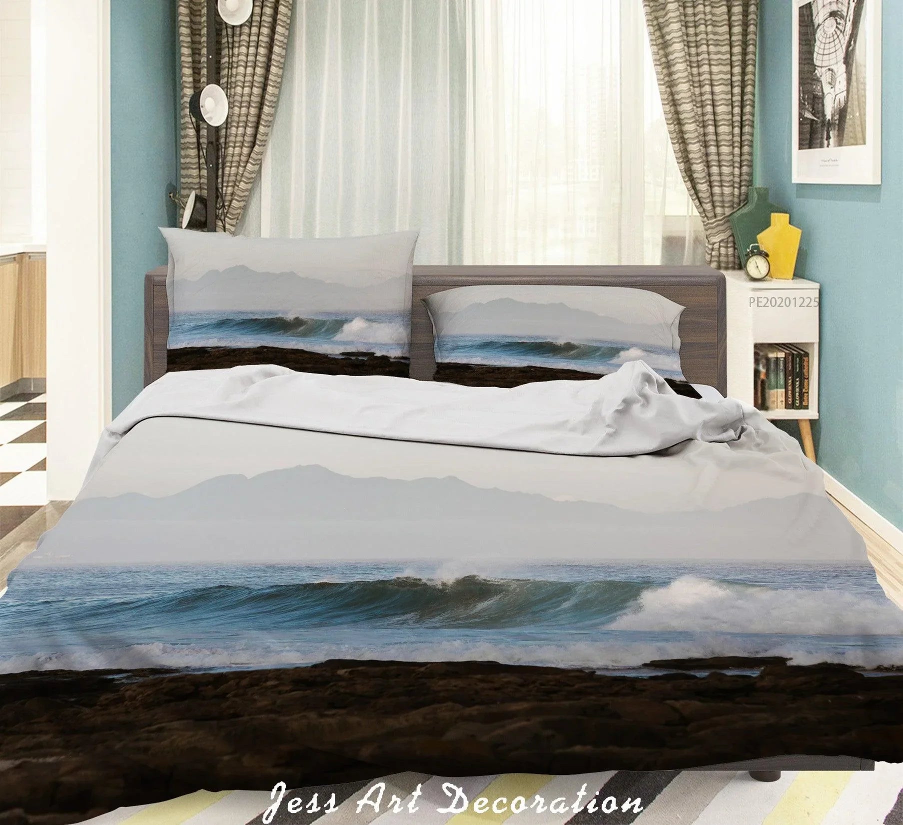 3D Nature Landscape Quilt Cover Set Bedding Set Duvet Cover Pillowcases 38- Jess Art Decoration