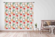 3D Watercolor Floral Color Curtains and Drapes LLL 393- Jess Art Decoration