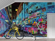 3D Street Abstract Graffiti Wall Mural Wallpaper 5137- Jess Art Decoration