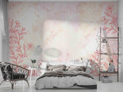 3D Watercolor Pink Floral Wall Mural Wallpaper SWW3597- Jess Art Decoration