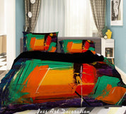 3D Oil Painting Cube Quilt Cover Set Bedding Set Duvet Cover Pillowcases LXL 279- Jess Art Decoration